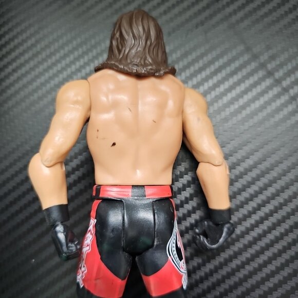 WWE AJ Styles 2017 Mattel Wrestling Action Figure W/ Black Gloves 7" Tall - Picture 6 of 9